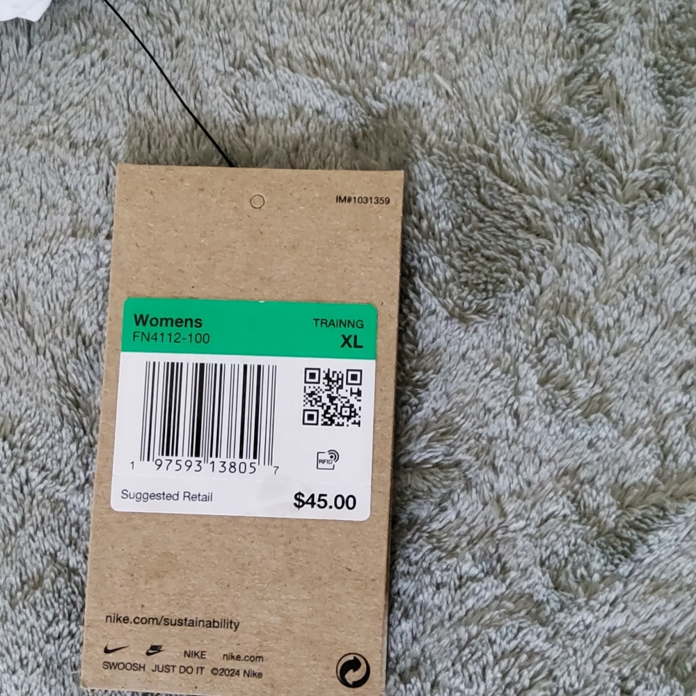 * Nike Women's One Classic Breathable Dri-FIT Sleeveless Tank Top White Size XL - Picture 15 of 15